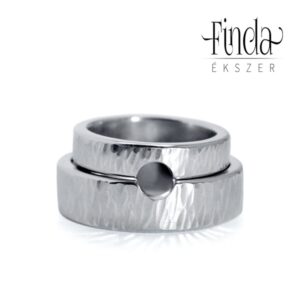 Connection egység nemesacél karikagyűrűpár - aura