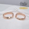 Twist csavart Möbius szalag rose gold karikagyűrű Twist csavart Möbius szalag rose gold karikagyűrű