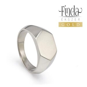 Hexa 14 k fehérarany pecsétgyűrű