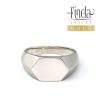 Hexa 14 k fehérarany férfi pecsétgyűrű