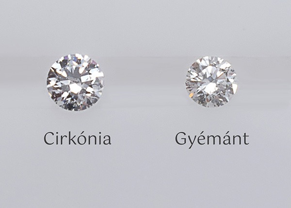 Cirkónia vs gyémánt